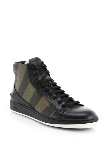 fendi pequin high-top sneakers|Fendi High.